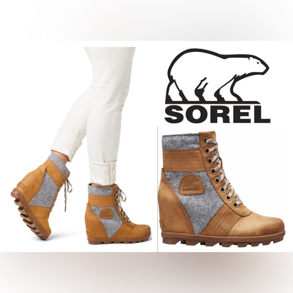 SOREL Lexie Wedge
Boots - Ash Brown & Heather US 8.5 - Picture 1 of 16